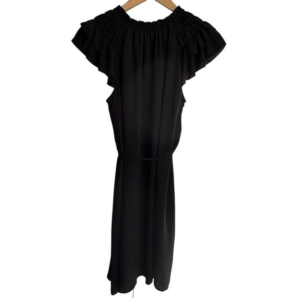 Lark & Ro Black Tie Waist Lightweight Lined Dress. 4. NEW. - Picture 2 of 9